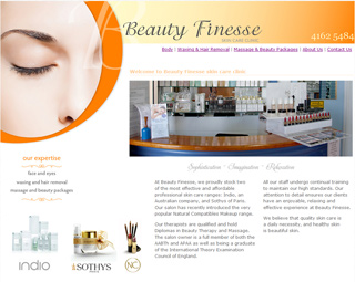 Beauty Finesse website
